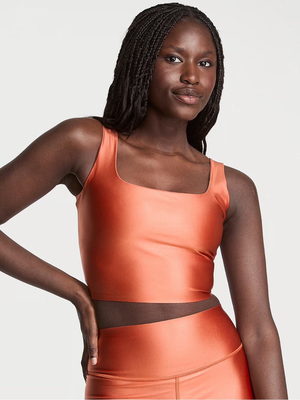 Victoria's Secret
VSX GlossyTech™ Square-Neck Bra Top